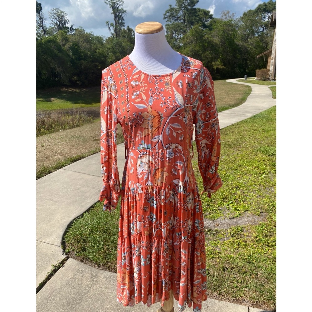 Floral Long sleeve Dress